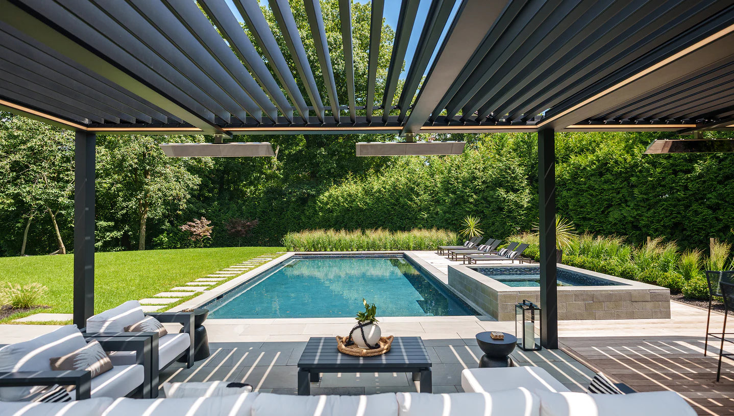 Solid. Silent. Seamless. New Gen 4 Pergola.