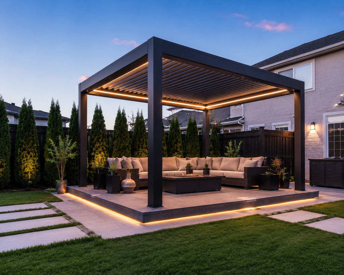 Pergolast Bioclimatic Vega — Louvered Roof Structure
