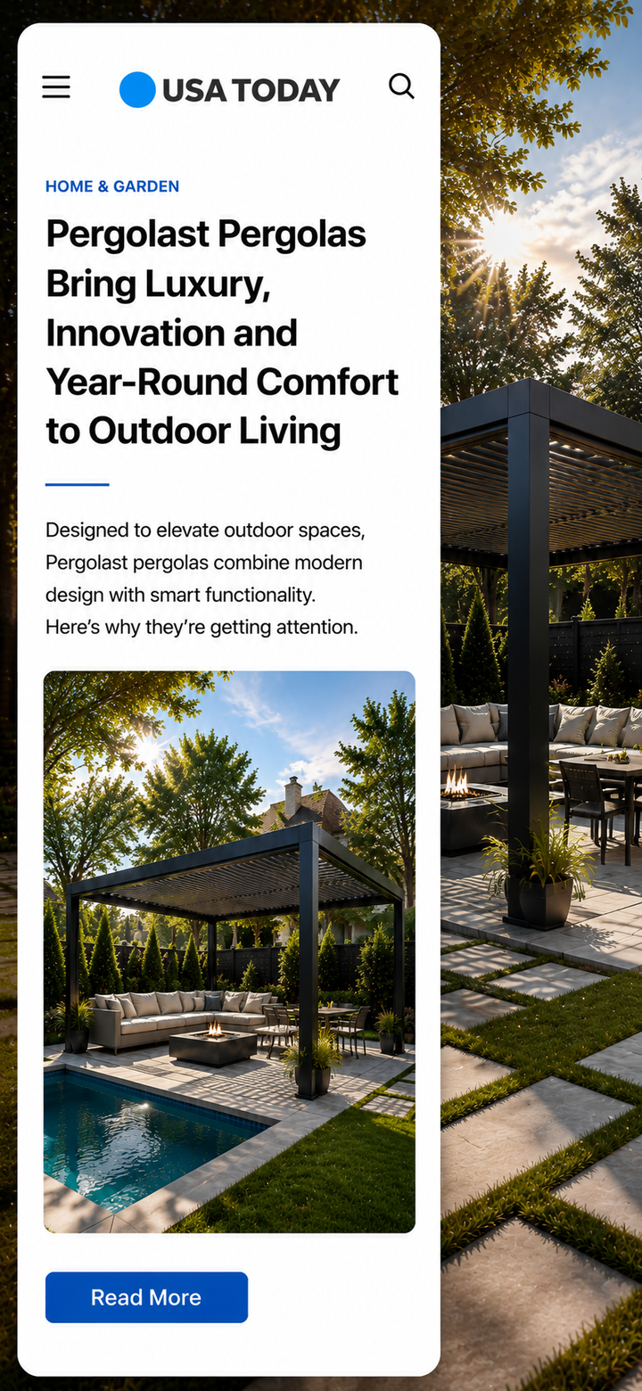 Pergolast aluminum pergola kit